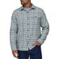 Patagonia Long Sleeve Cotton in Conversion Fjord Flannel Shirt - Ombre Vintage:Light Plume Grey