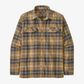 Patagonia Long-Sleeved Organic Cotton Midweight Fjord Flannel Shirt - Mojave Khaki