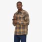 Patagonia Long-Sleeved Organic Cotton Midweight Fjord Flannel Shirt - Mojave Khaki