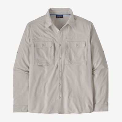 Patagonia Long-Sleeved Self-Guided Sun Shirt - Crisp Grey