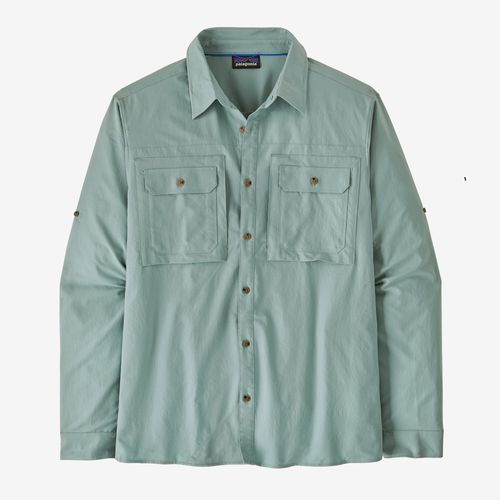 Patagonia Long-Sleeved Self-Guided Sun Shirt: Thermal Blue