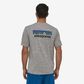 Patagonia Men's Capilene Cool Daily Graphic Shirt - P-6 Logo: Feather Grey