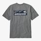Patagonia Men's Boardshort Logo Pocket Responsibili-Tee - Gravel Heather