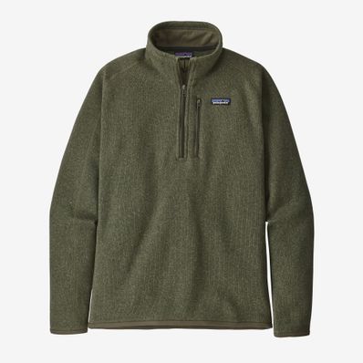 Patagonia Men's Better Sweater 1/4 Zip - Industrial Green