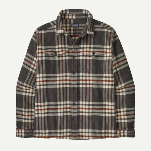 Patagonia Men's Fjord Flannel Shirt - Catch: Ink Black