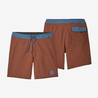 Patagonia Men's Hydropeak Boardshorts 18" - Peak Protector Badge:Sisu Brown