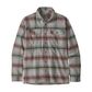 Patagonia Men's Long-Sleeved Fjord Flannel Shirt- Defender Feather Grey