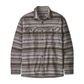 Patagonia Men's Long-Sleeved Fjord Flannel Shirt- Folk Dobby Bristle Brown