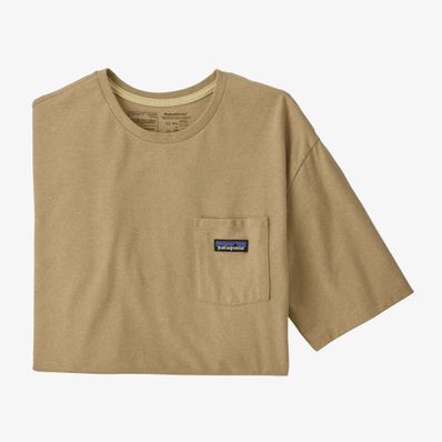 Patagonia Men's P-6 Label Pocket Responsibili-Tee - Sespe Tan