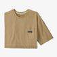 Patagonia Men's P-6 Label Pocket Responsibili-Tee - Sespe Tan