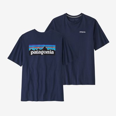 Patagonia Men's P-6 Logo Responsibili-Tee - Classic Navy