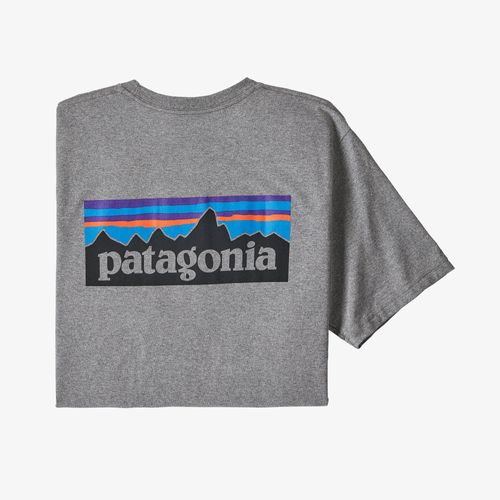 Patagonia Men's P-6 Logo Responsibili-Tee - Gravel Heather