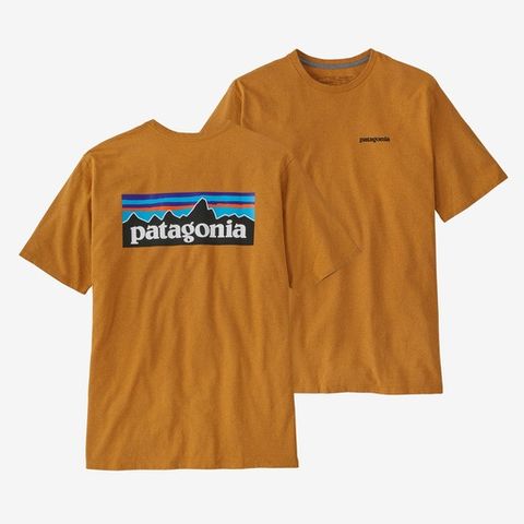 Patagonia Men's P-6 Logo Responsibili-Tee - Dried Mango