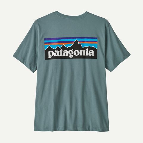 Patagonia Men's P6 Logo Responsibility Tee - Blue Sage