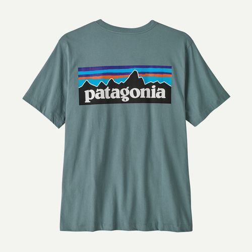 Patagonia Men's P6 Logo Responsibility Tee - Blue Sage