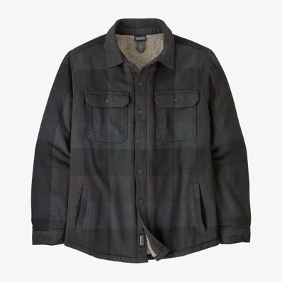 Patagonia Men's Pile-Lined Fjord Loft Shirt Jacket - Low Tide Forge Grey