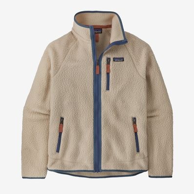 Patagonia Men's Retro Pile Jacket - Dark Natural / Utility Blue