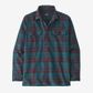 Patagonia Organic Cotton Midweight Fjord Flannel Shirt - Ice Caps: Belay Blue