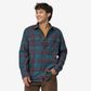 Patagonia Organic Cotton Midweight Fjord Flannel Shirt - Ice Caps: Belay Blue