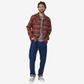 Patagonia Organic Cotton Midweight Fjord Flannel Shirt - Ice Caps: Burl Red