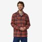Patagonia Organic Cotton Midweight Fjord Flannel Shirt - Ice Caps: Burl Red