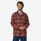 Patagonia Organic Cotton Midweight Fjord Flannel Shirt - Ice Caps: Burl Red