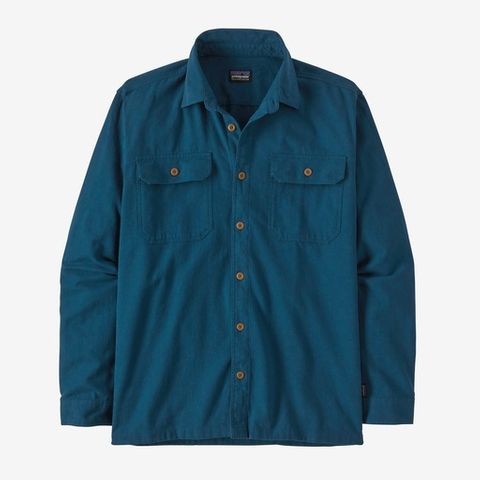 Patagonia Organic Cotton Midweight Fjord Flannel Shirt - Lagom Blue