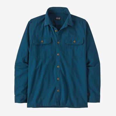 Patagonia Organic Cotton Midweight Fjord Flannel Shirt - Lagom Blue