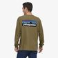 Patagonia P-6 Logo Long Sleeve Responsibilitee - Moray Khaki