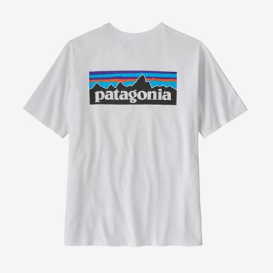 Patagonia P-6 Logo Responsibili-Tee: White