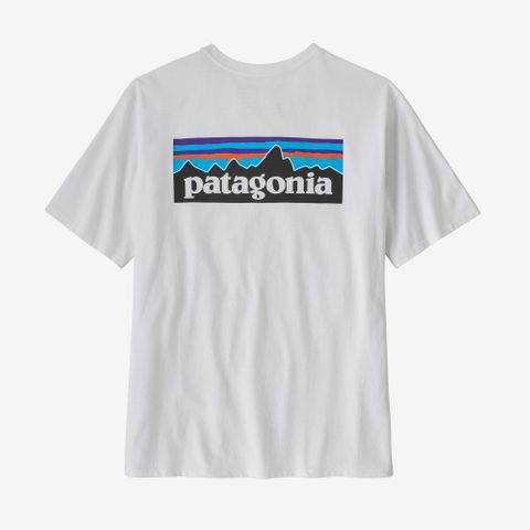 Patagonia P-6 Logo Responsibili-Tee: White