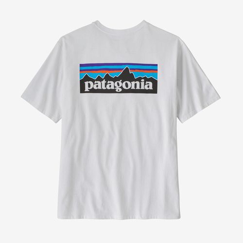 Patagonia P-6 Logo Responsibili-Tee: White