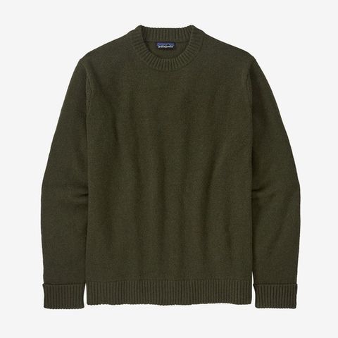 Patagonia Recycled Wool-Blend Sweater - Basin Green