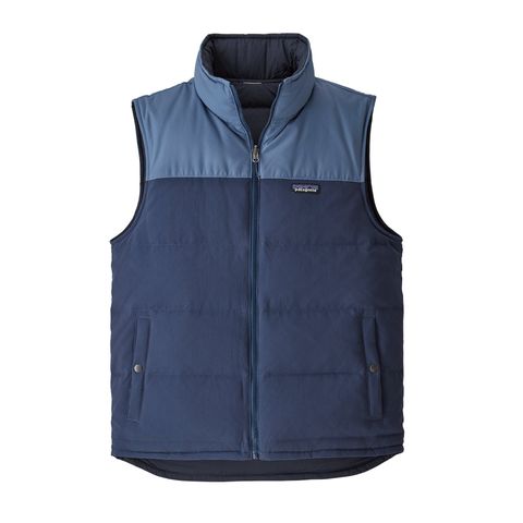 Patagonia Reversible  Bivy Down Vest - Stone Blue