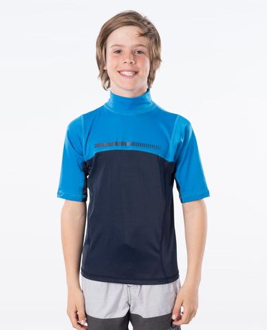 Peak Boys Short Sleeve UV Tee - Blue