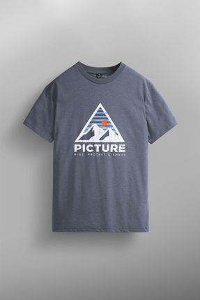 Picture Authentic Tee Shirt - Dark Blue Melange