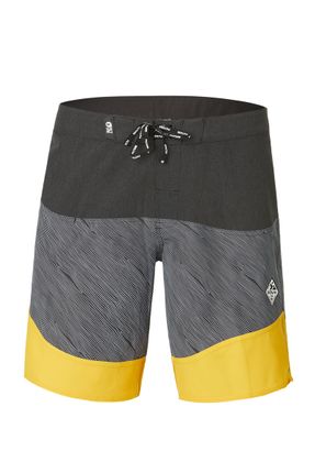 Tradie Men's No Chaffe Recycled Trunks Black/Yellow