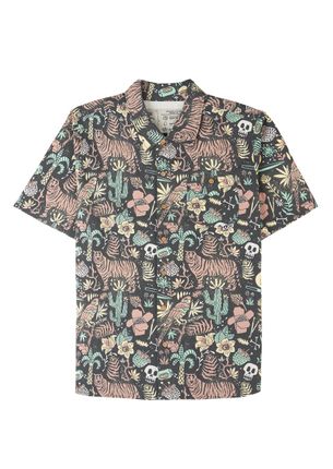 Picture Mataikona Short Sleeve Shirt- Cathay