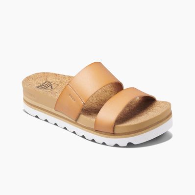 Reef Cushion Vista Hi Slides - Natural