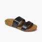 Reef Cushion Vista Slide - Black/Natural