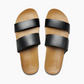 Reef Cushion Vista Slide - Black/Natural