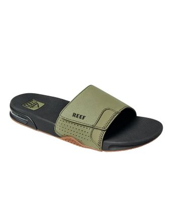 Reef Fanning Slide - Olive Gum