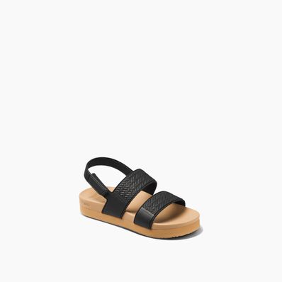 Reef Little Water Vista Sandals - Black/Tan