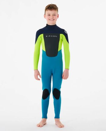 Rip Curl Boys Omega Back Zip 3/2 Steamer - Navy