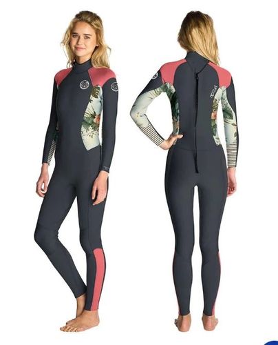 Rip Curl Girls Dawn Patrol 3/2 Back Zip - Charcoal
