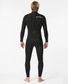 Rip Curl Dawn Patrol Back Zip Steamer 3/2 - Black