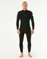 Rip Curl Dawn Patrol E5 3/2- Back Zip - Black