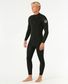 Rip Curl Dawn Patrol E5 3/2- Back Zip - Black