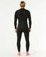 Rip Curl Dawn Patrol E5 3/2- Back Zip - Black