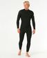 Rip Curl Dawn Patrol E5 3/2- Back Zip - Black